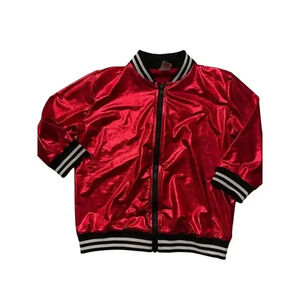 Weissman Cropped Metallic Windbreaker - LC